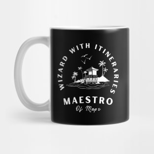 Wizard With Itineraries Maestro of Maps Mug